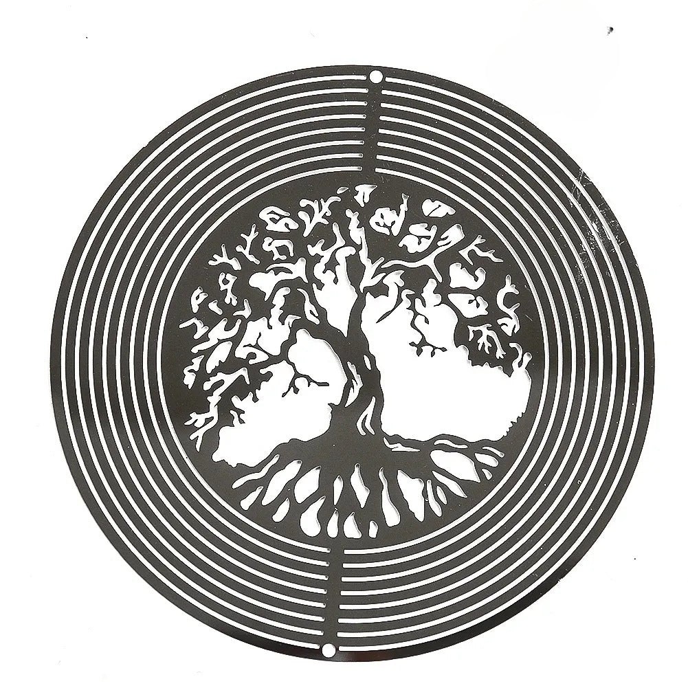 Wholesale 3D Life Rotating Stainless Steel Wind Chimes